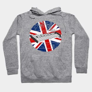 Xylophone UK Flag Britain Xylophonist Percussionist British Musician Hoodie